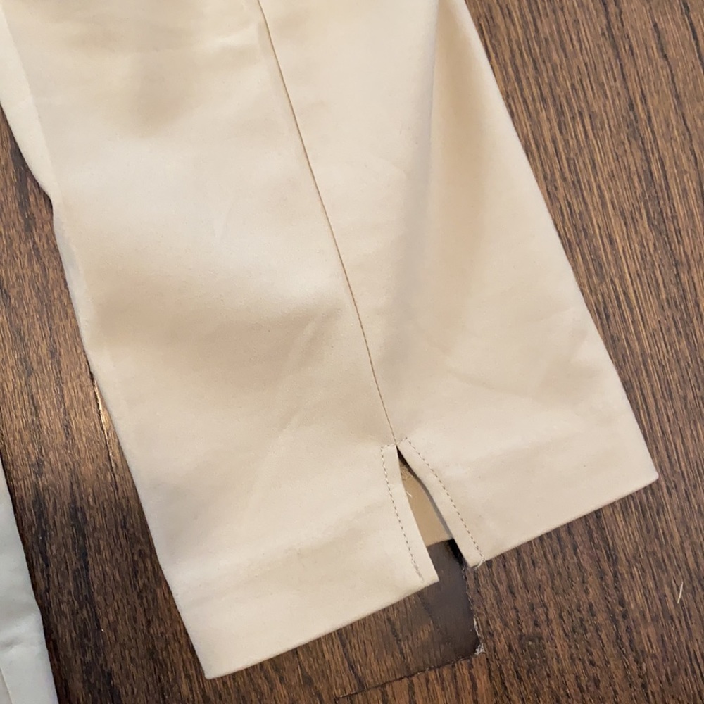 New York and Company Light Khaki Ankle Pants - Picture 6 of 7
